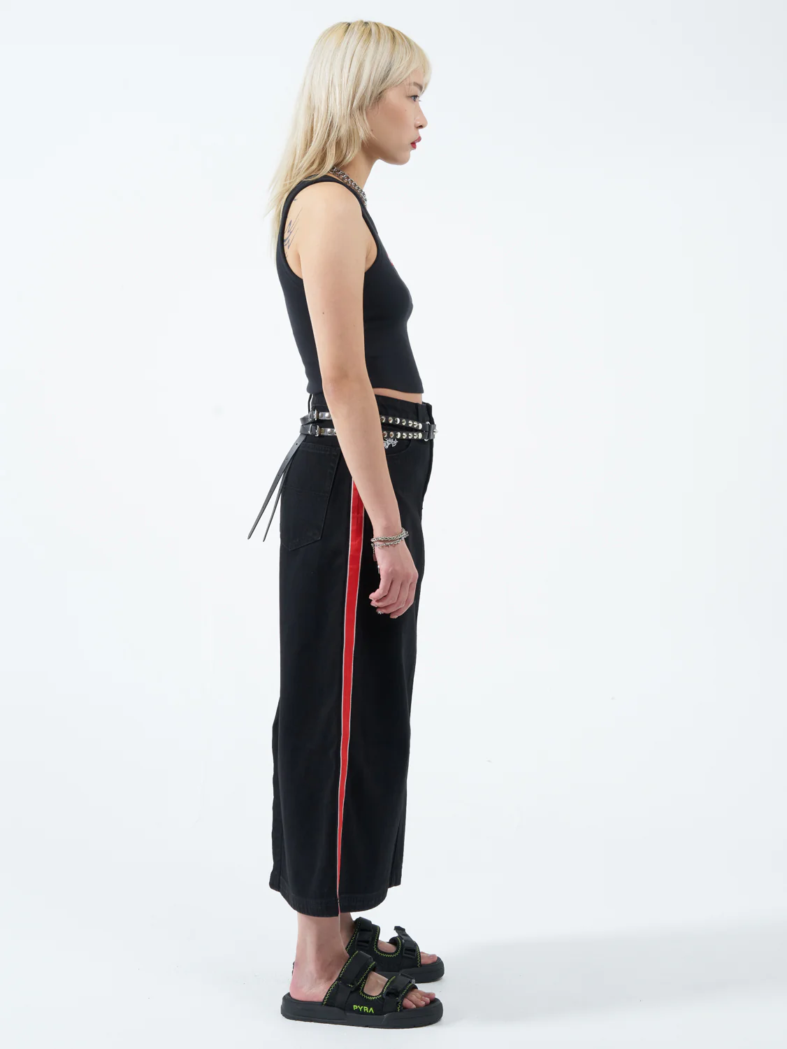 Hot Plate Maxi Skirt - Worship Black - Image 4