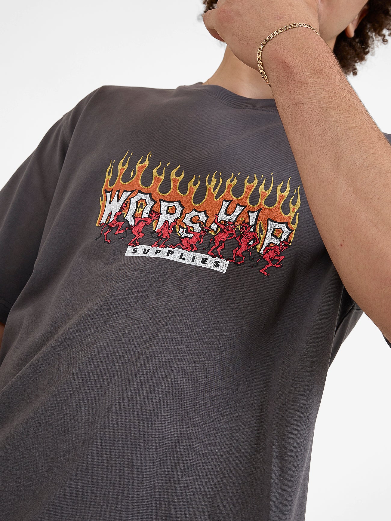 Hot Potato Tee - Worn Black - Image 6