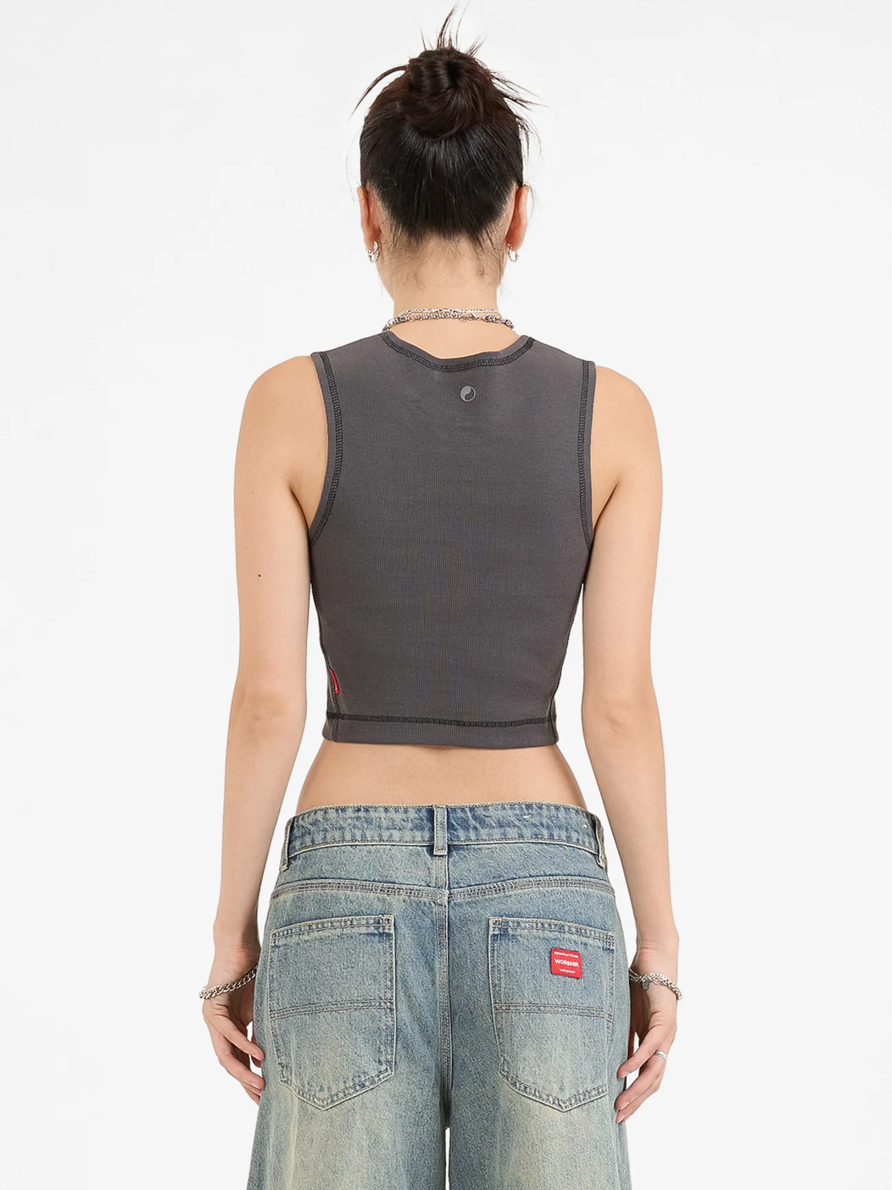 Hot Potato Tiny Tank - Worn Black - Image 2