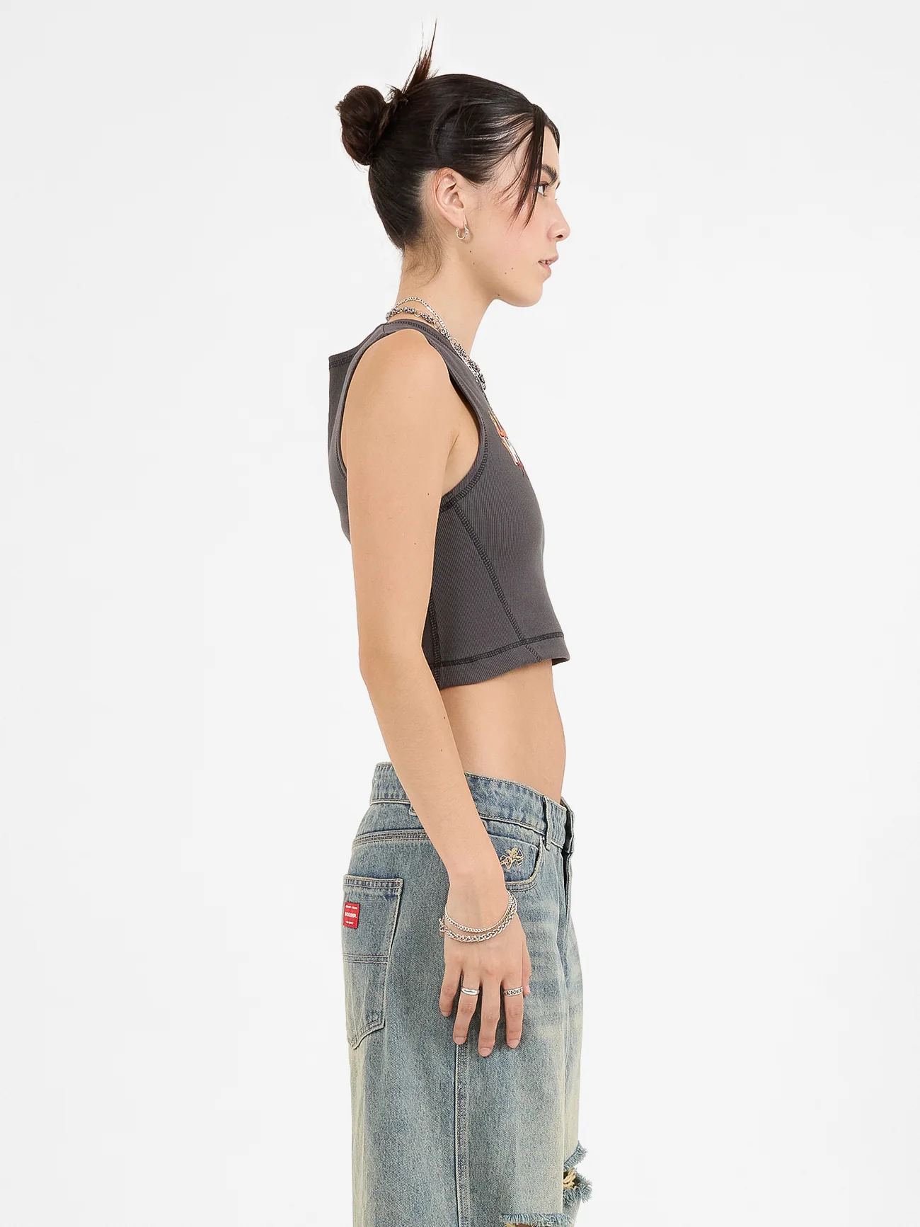 Hot Potato Tiny Tank - Worn Black - Image 3
