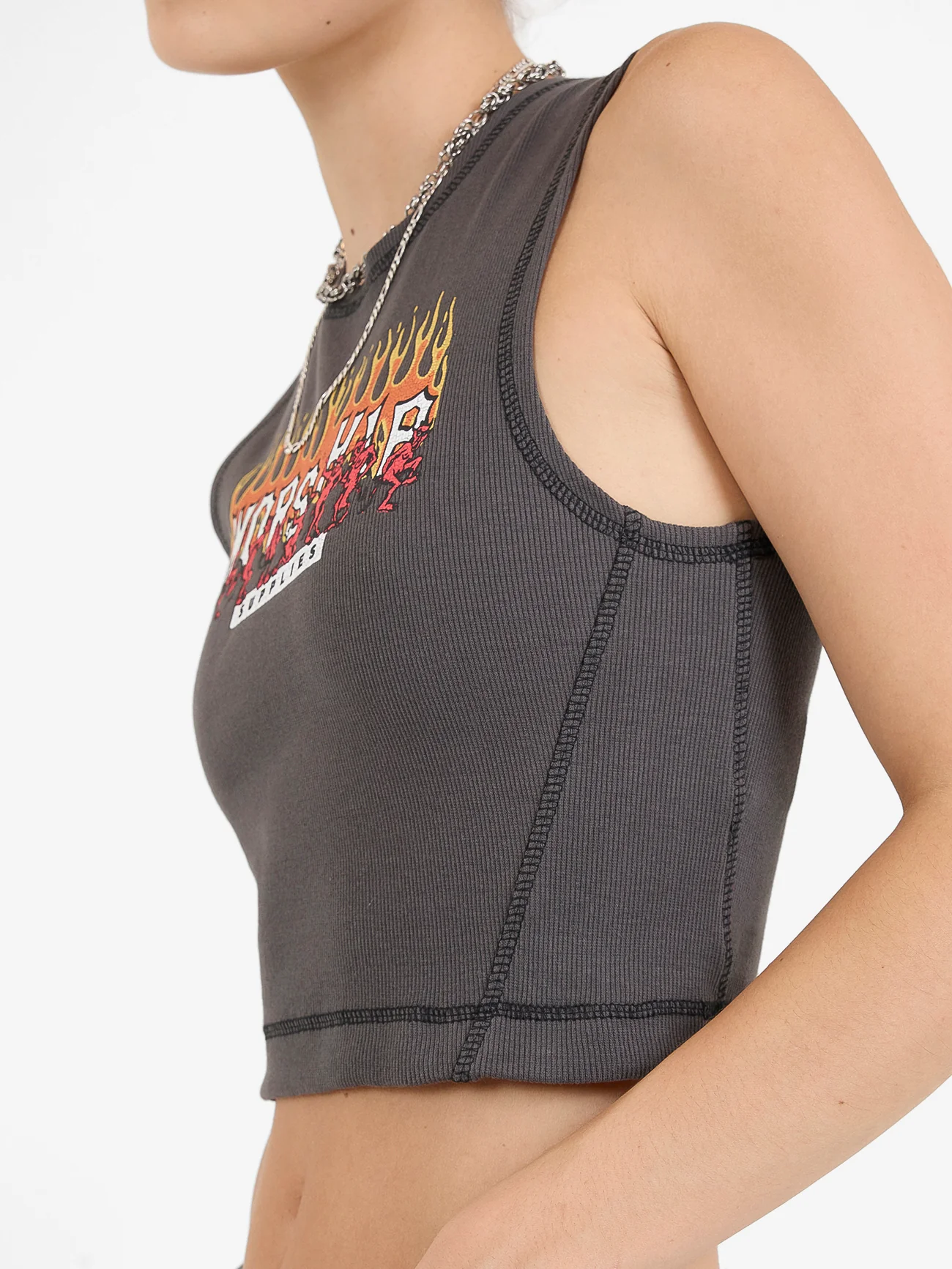 Hot Potato Tiny Tank - Worn Black - Image 7