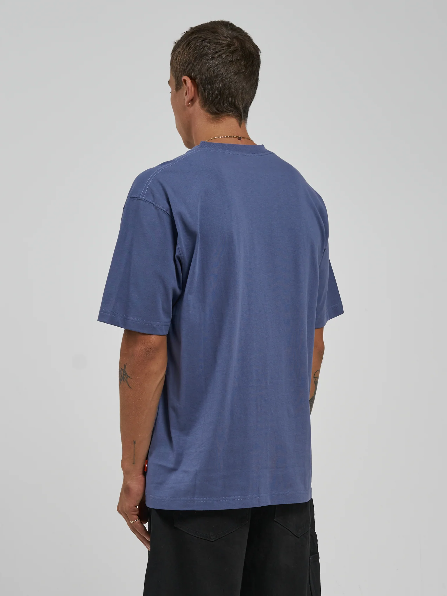 Hypnosis Tee - Bleached Denim - Image 4