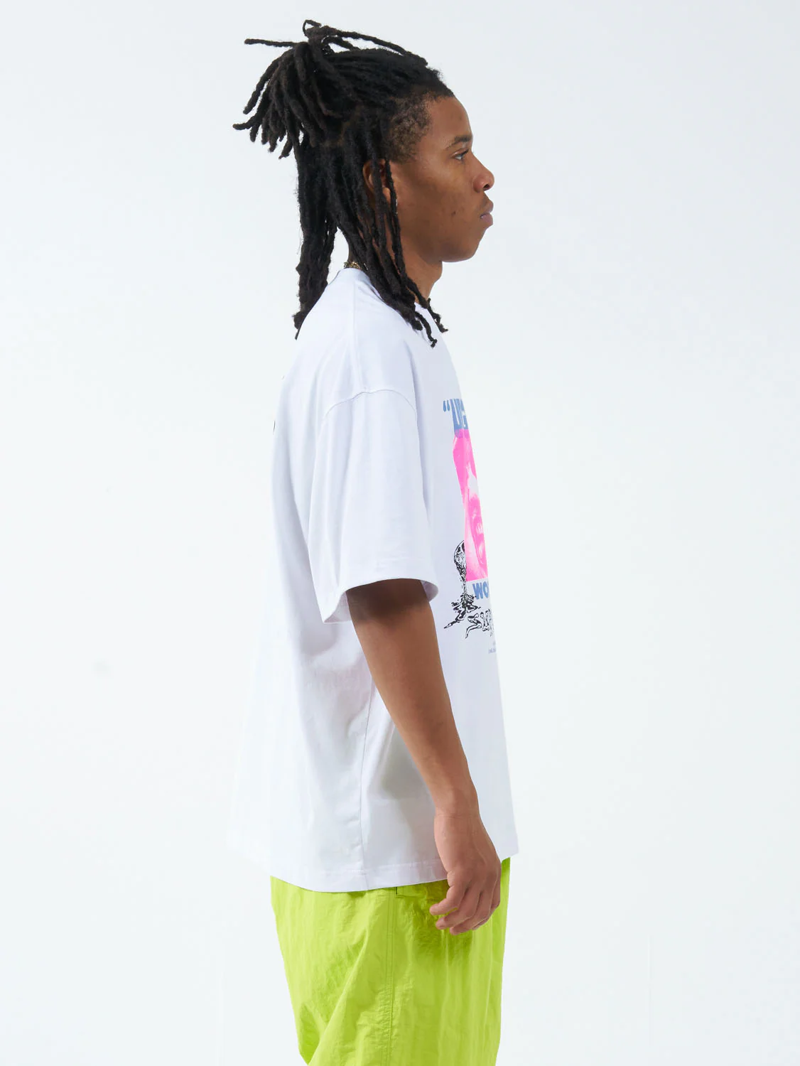 Icky Box Fit Oversize Tee - White - Image 3