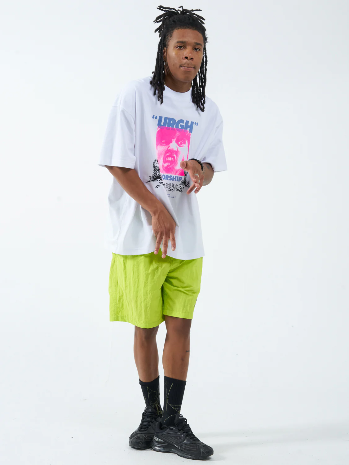 Icky Box Fit Oversize Tee - White - Image 5