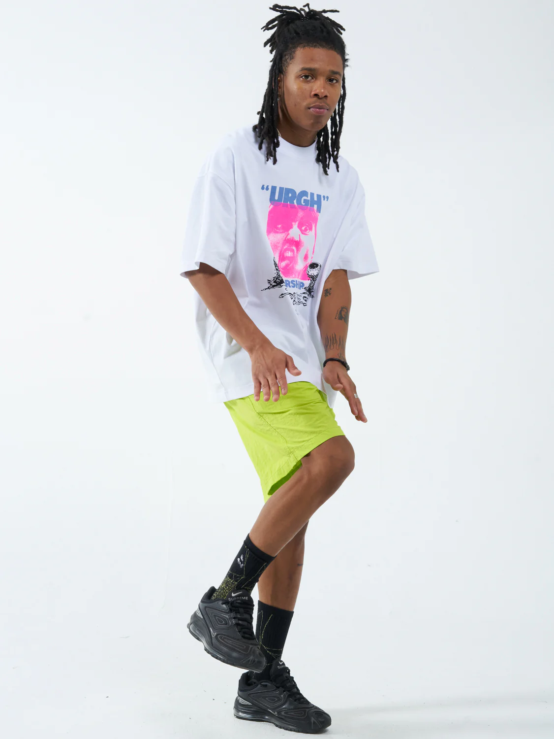Icky Box Fit Oversize Tee - White - Image 6