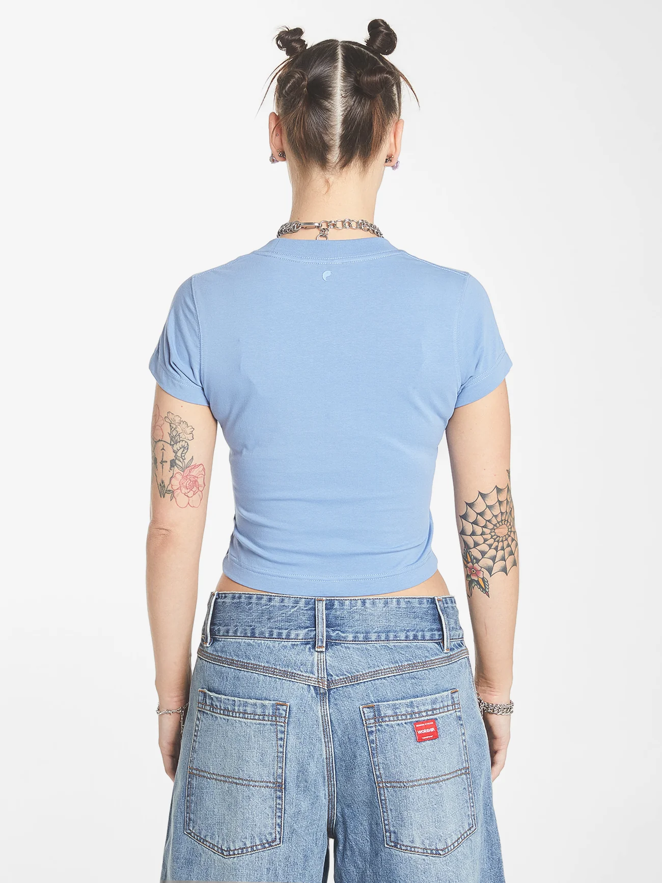 Inferno Teeny Tee - Columbian Blue - Image 2