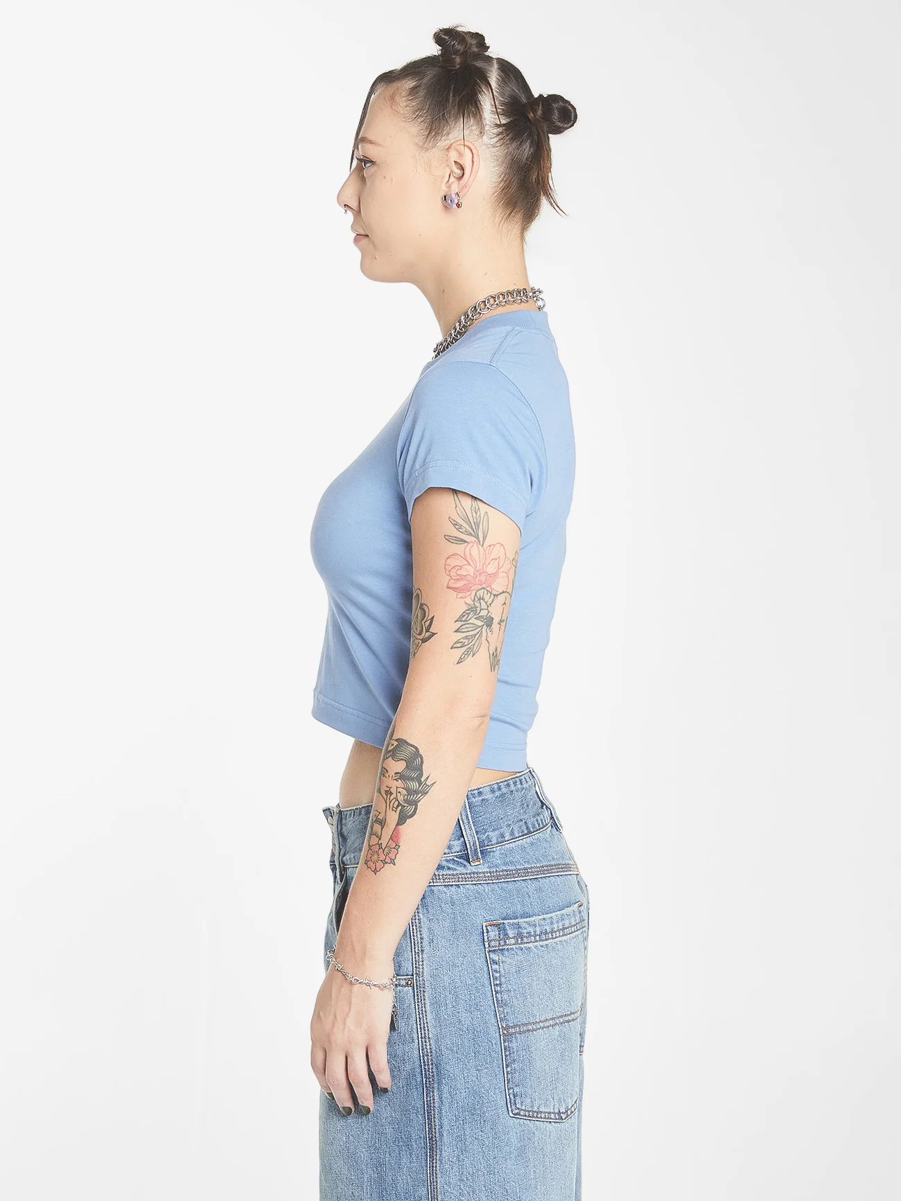 Inferno Teeny Tee - Columbian Blue - Image 4