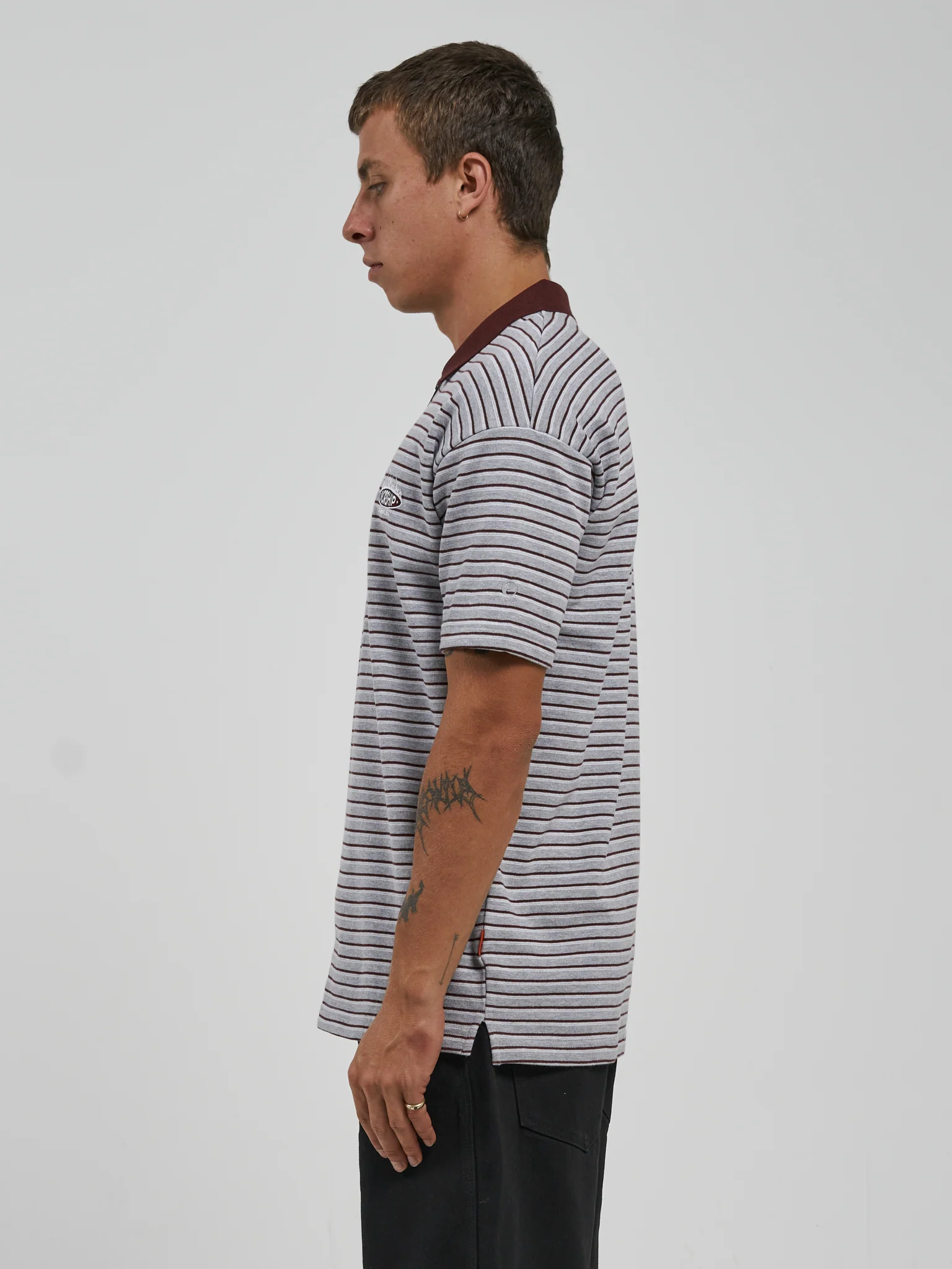 Insanity Polo - Grey Marle - Image 3