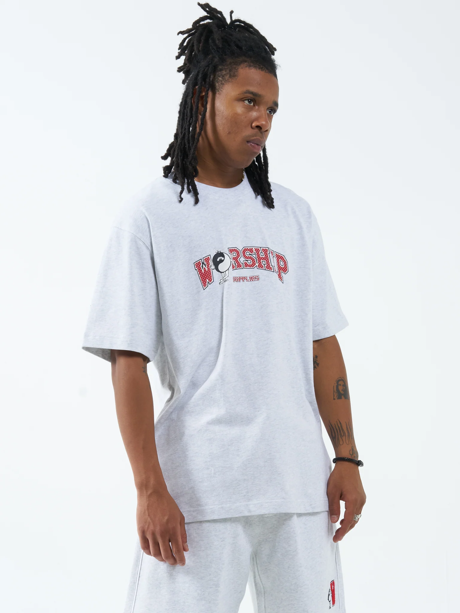 Ivy League Tee - Snow Marle - Image 4