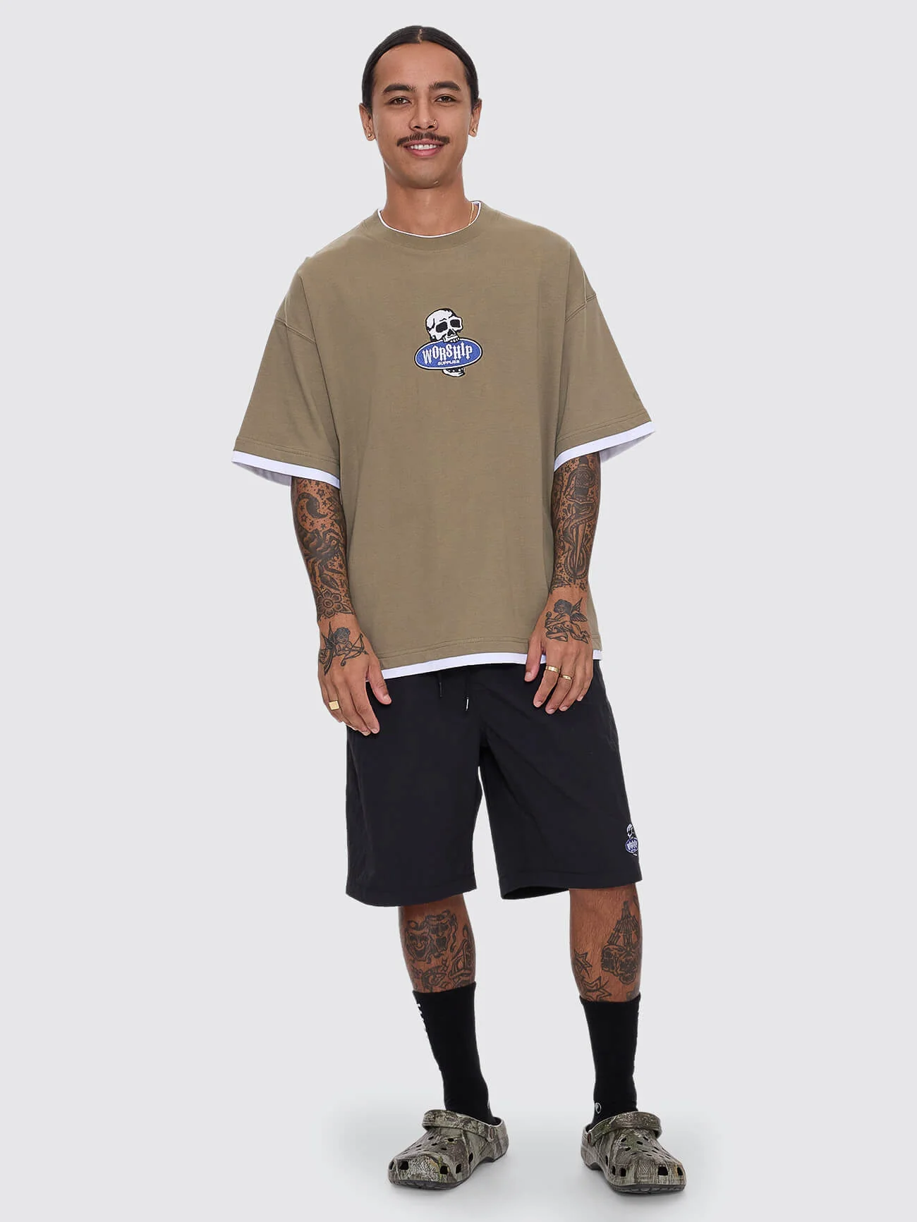 Jaws Nylon Volley Short - Black - Image 2