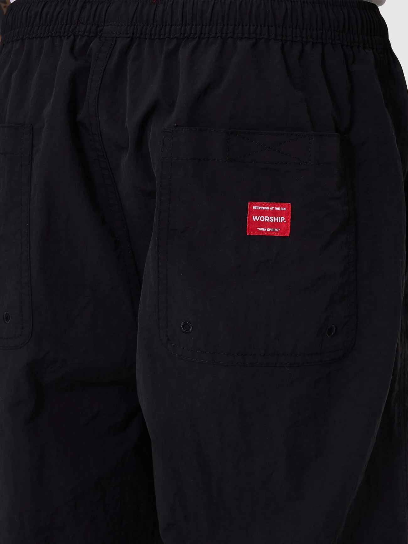 Jaws Nylon Volley Short - Black - Image 7