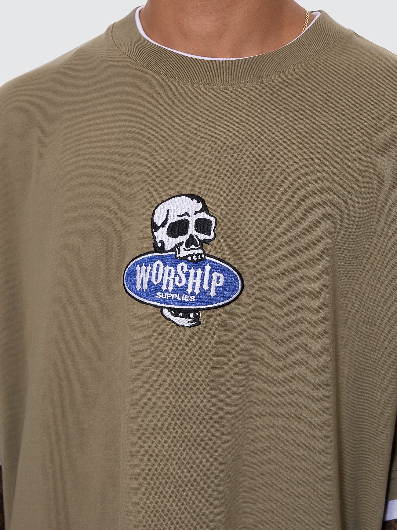 Jaws Oversize Tee - Kelp - Image 2