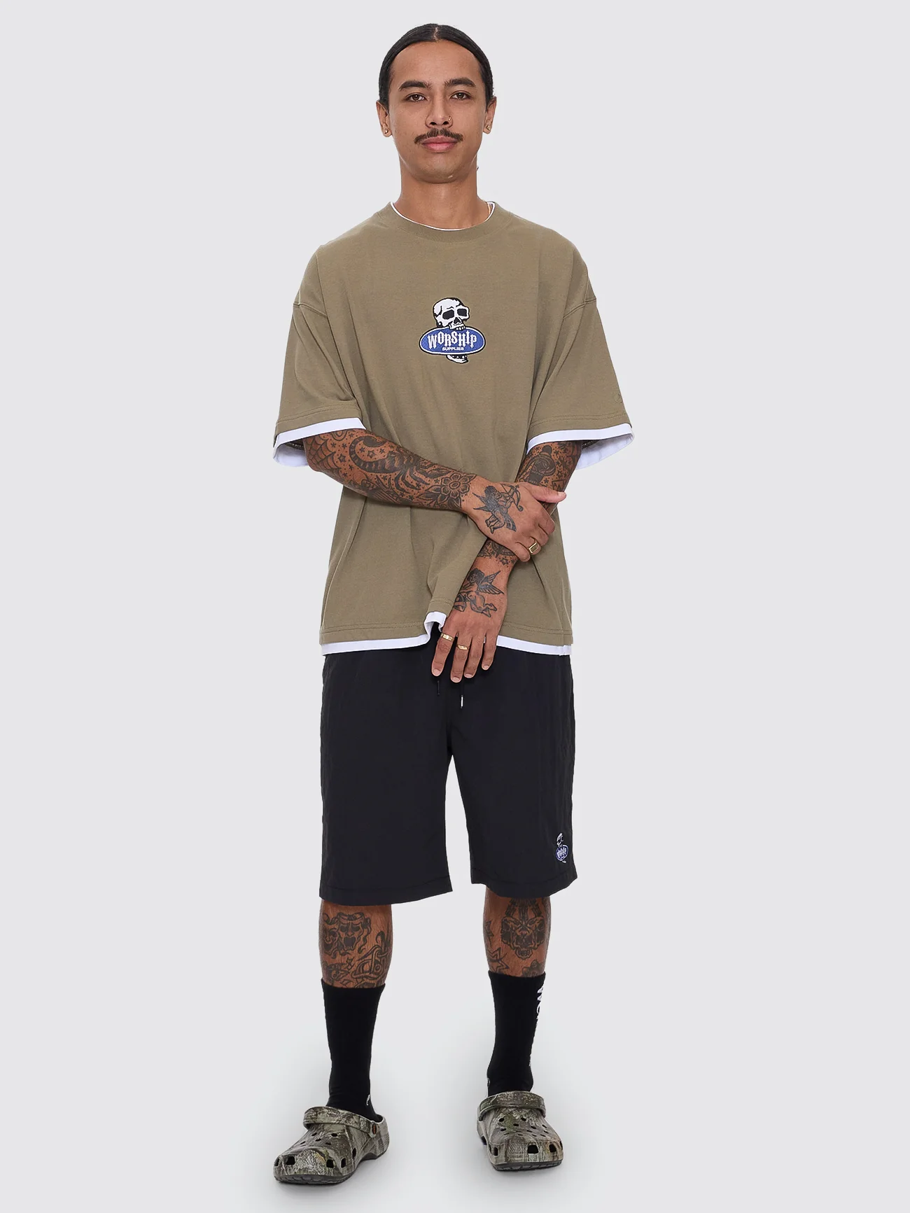 Jaws Oversize Tee - Kelp - Image 6
