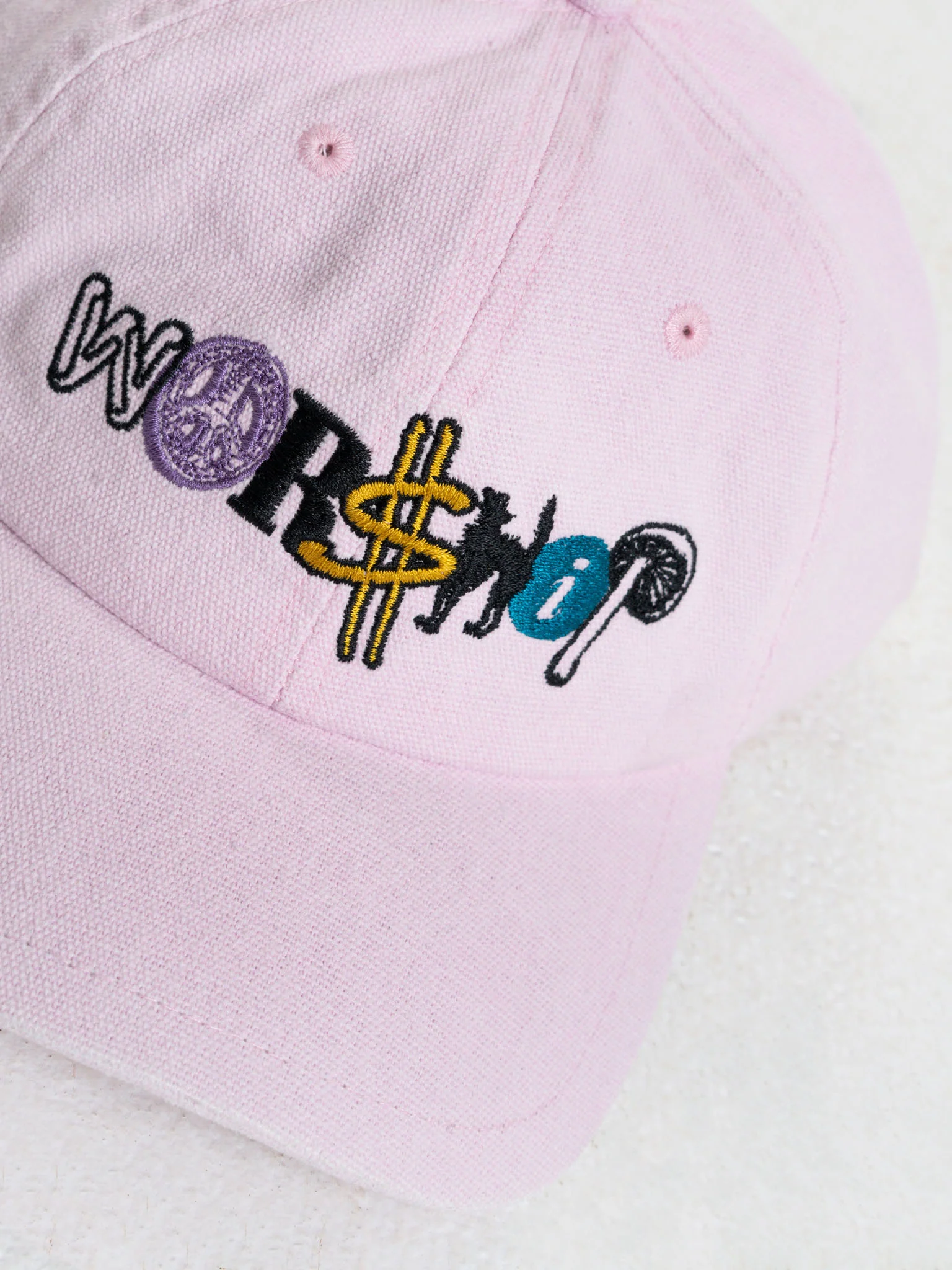 Jumble 6 Panel Cap - Ballerina - Image 2