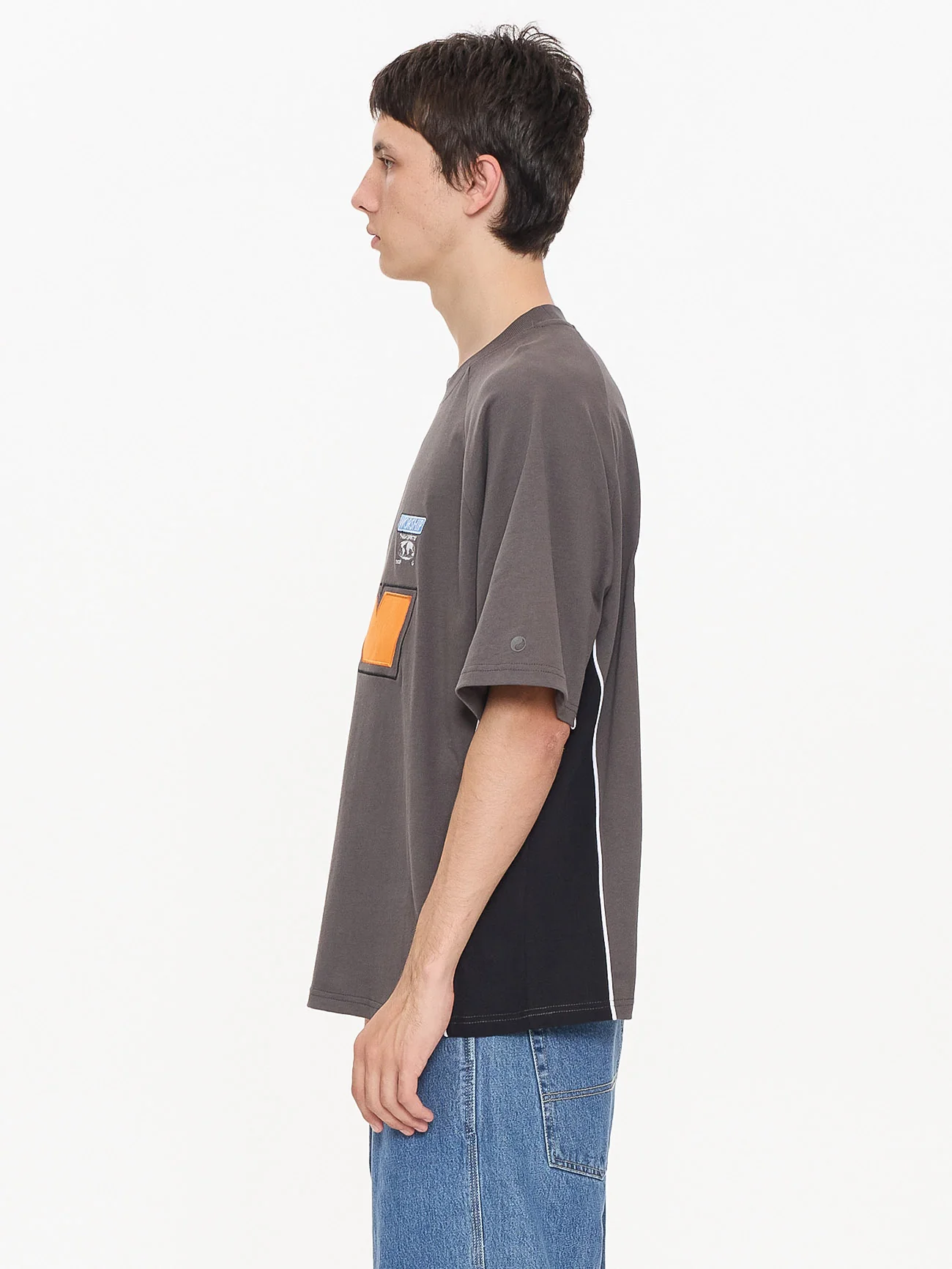 Kick Off Oversize Raglan Tee - Worn Black - Image 4