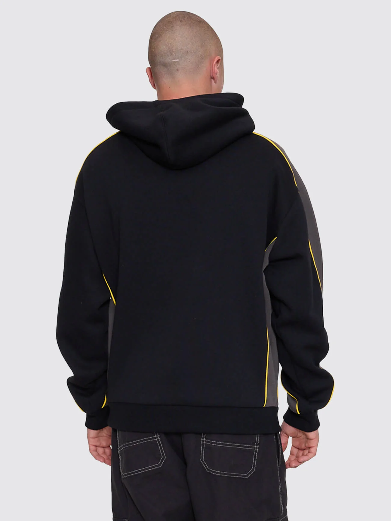 Laser Panel Pullover Hood - Black - Image 4