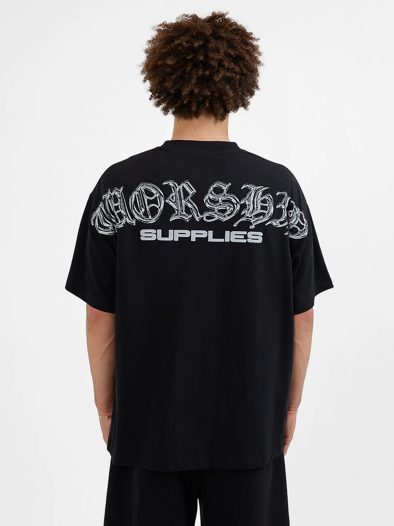Liquid Oversize Tee - Black - Image 2