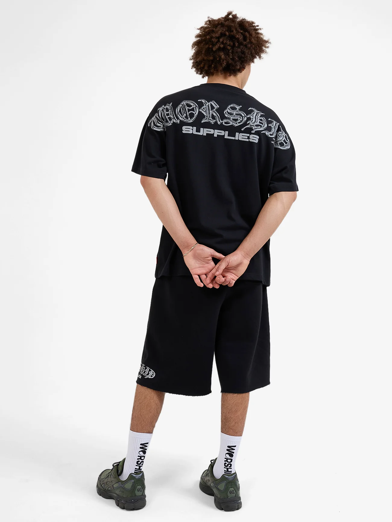 Liquid Oversize Tee - Black - Image 5