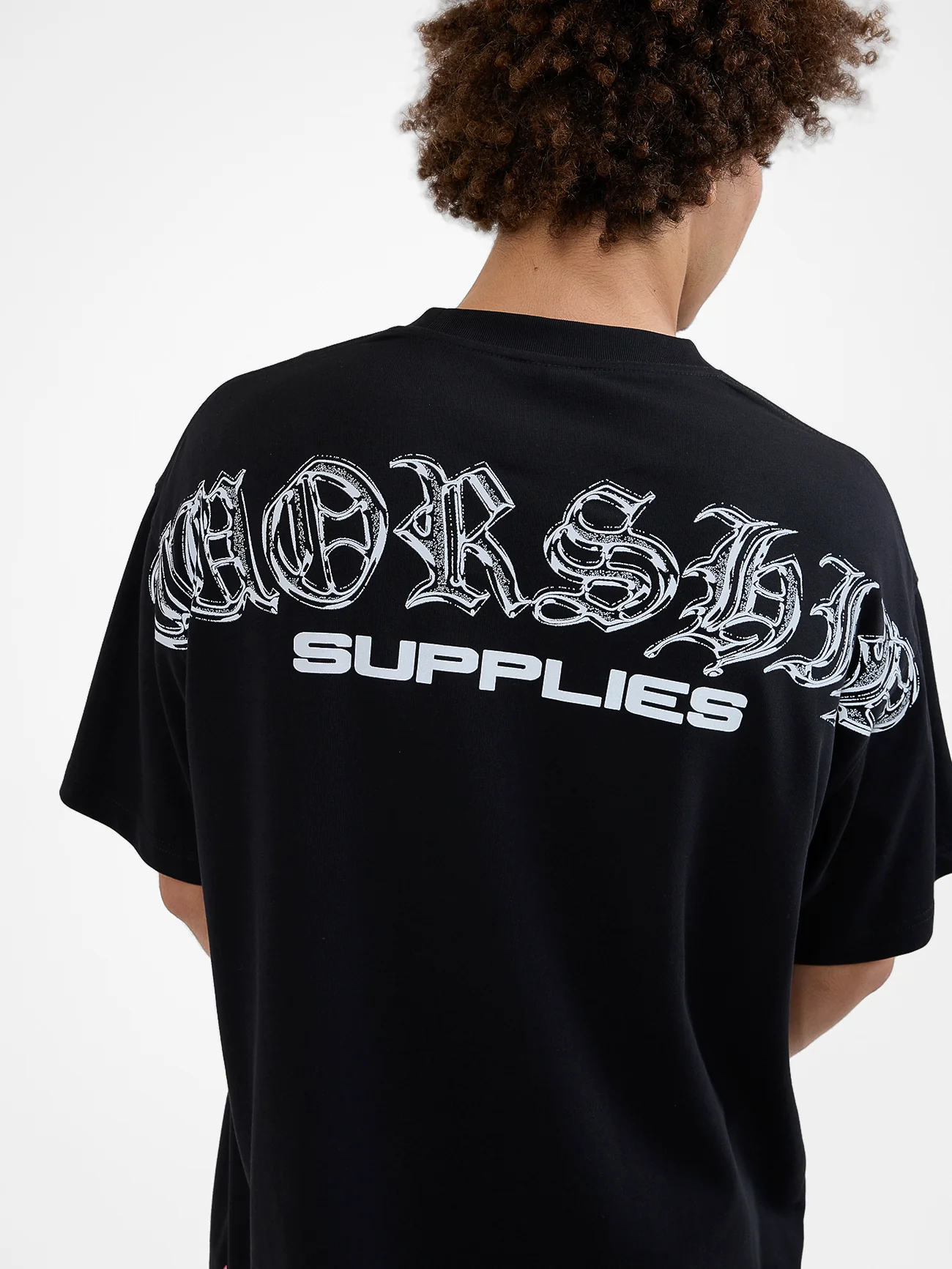 Liquid Oversize Tee - Black - Image 7