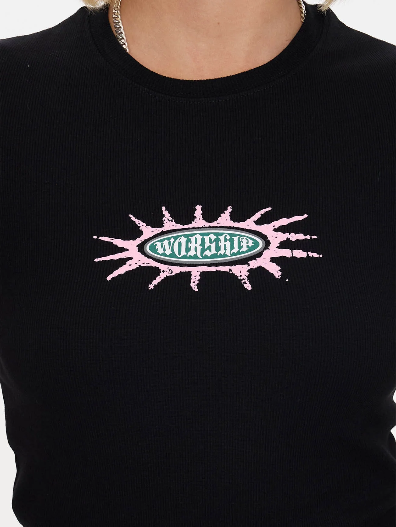 Logo Fever Slim Fit Tee - Black - Image 8