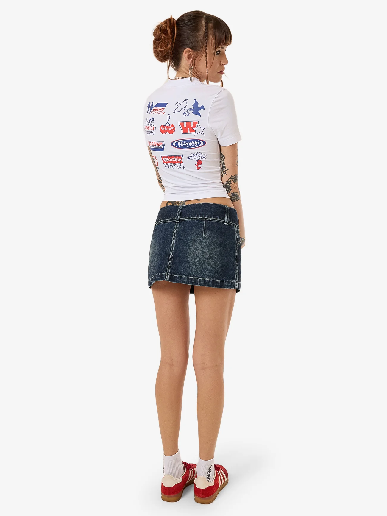 Logomania Slim Fit Tee - White - Image 6
