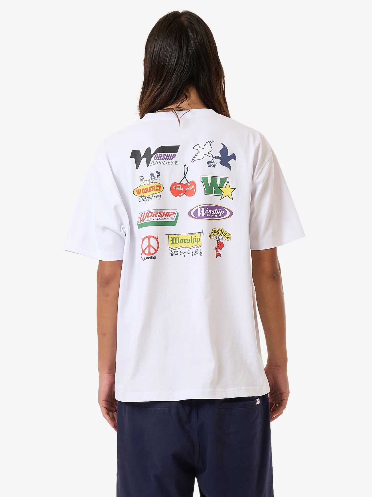 Logomania Tee - White - Image 3