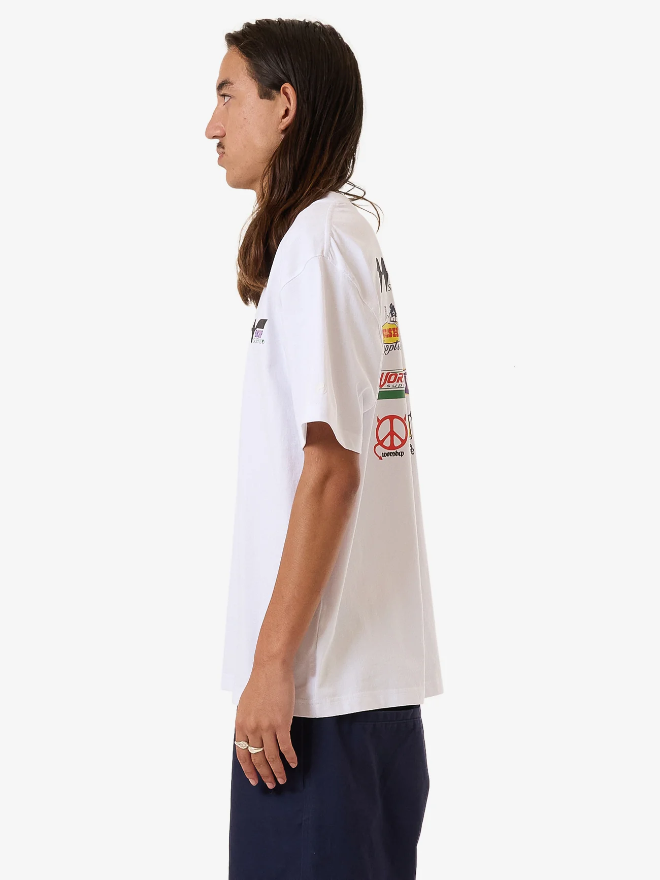 Logomania Tee - White - Image 4