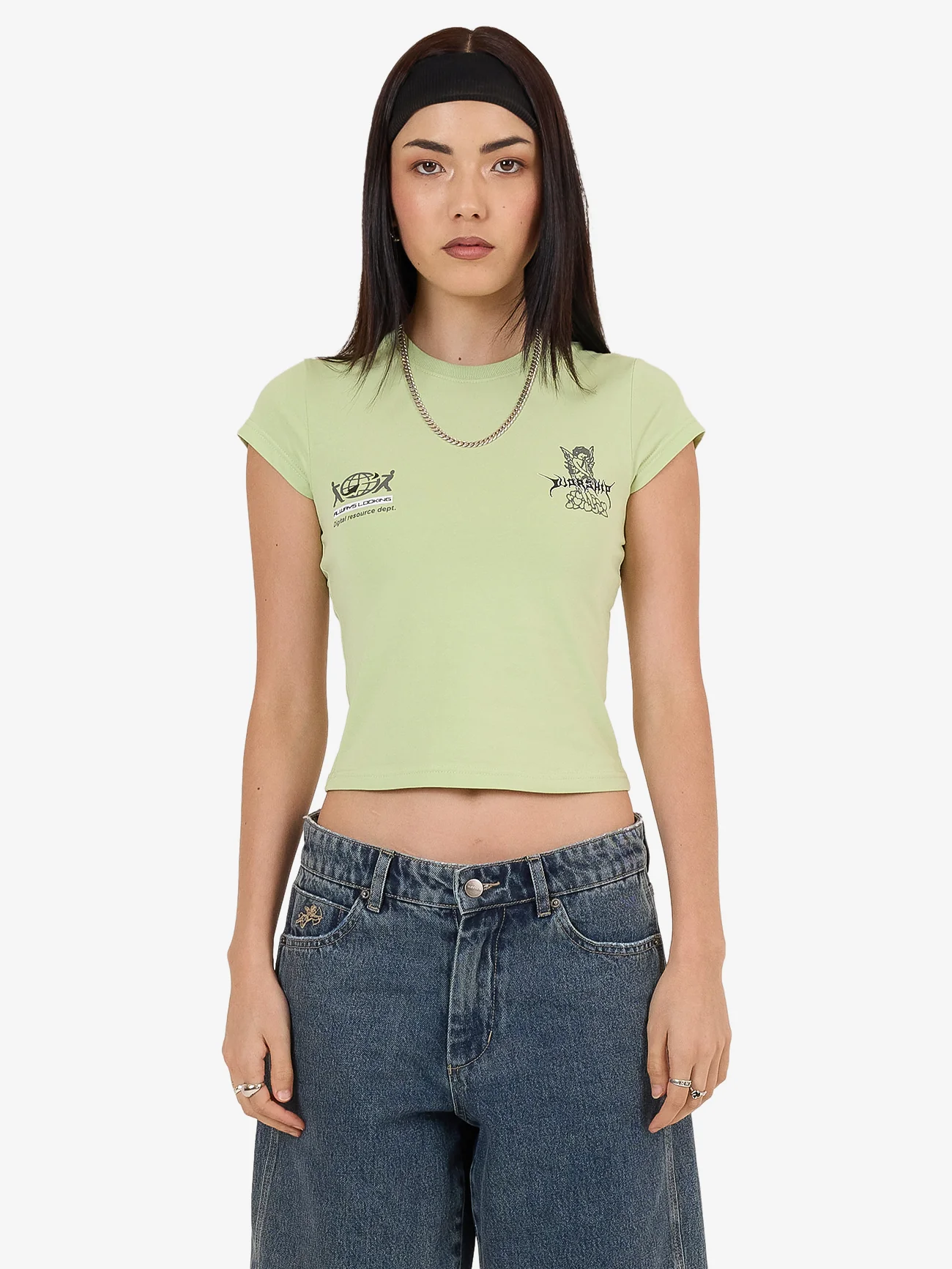 Logorama Cap Sleeve Tee - Margarita - Image 5
