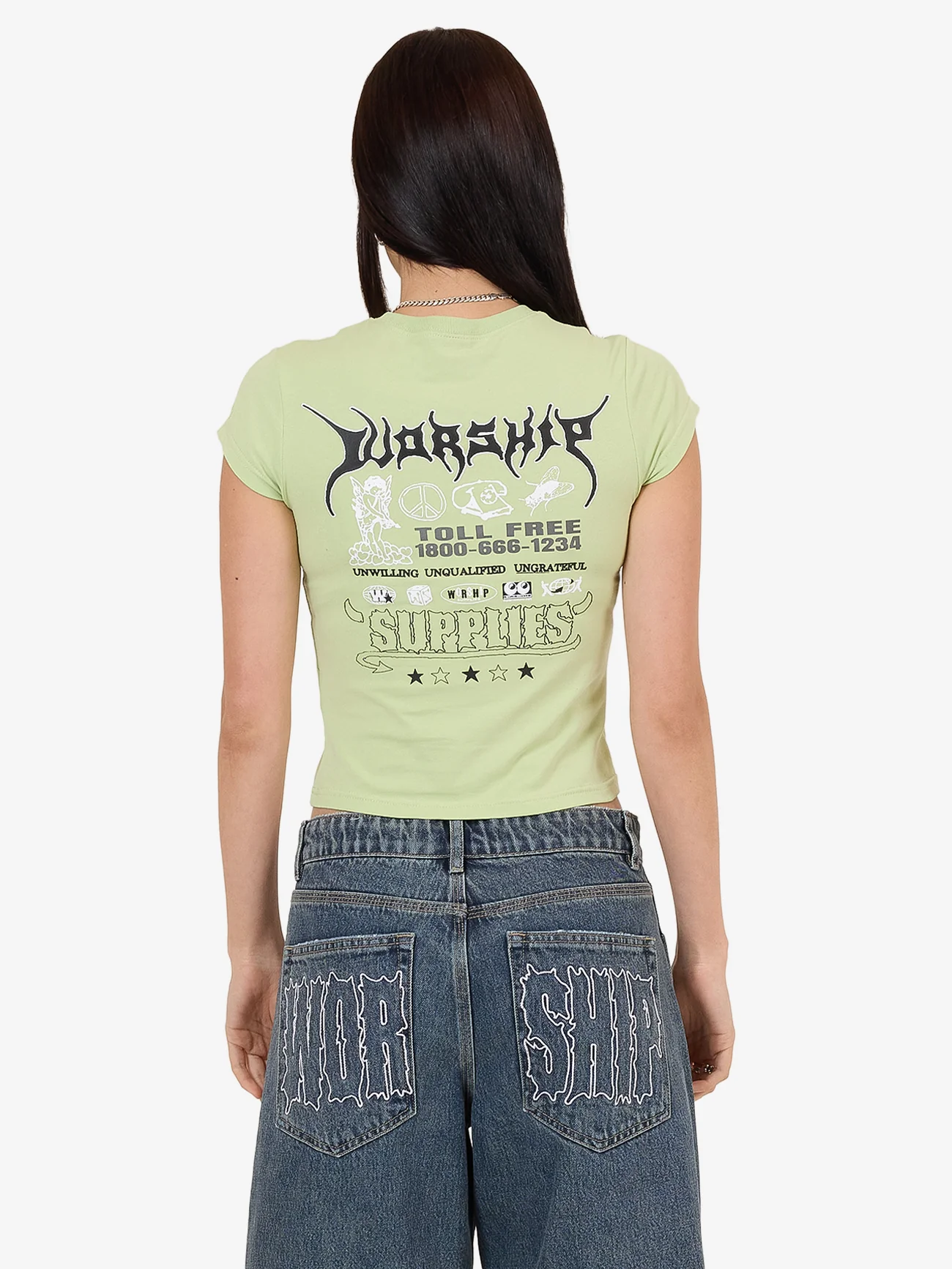 Logorama Cap Sleeve Tee - Margarita - Image 6