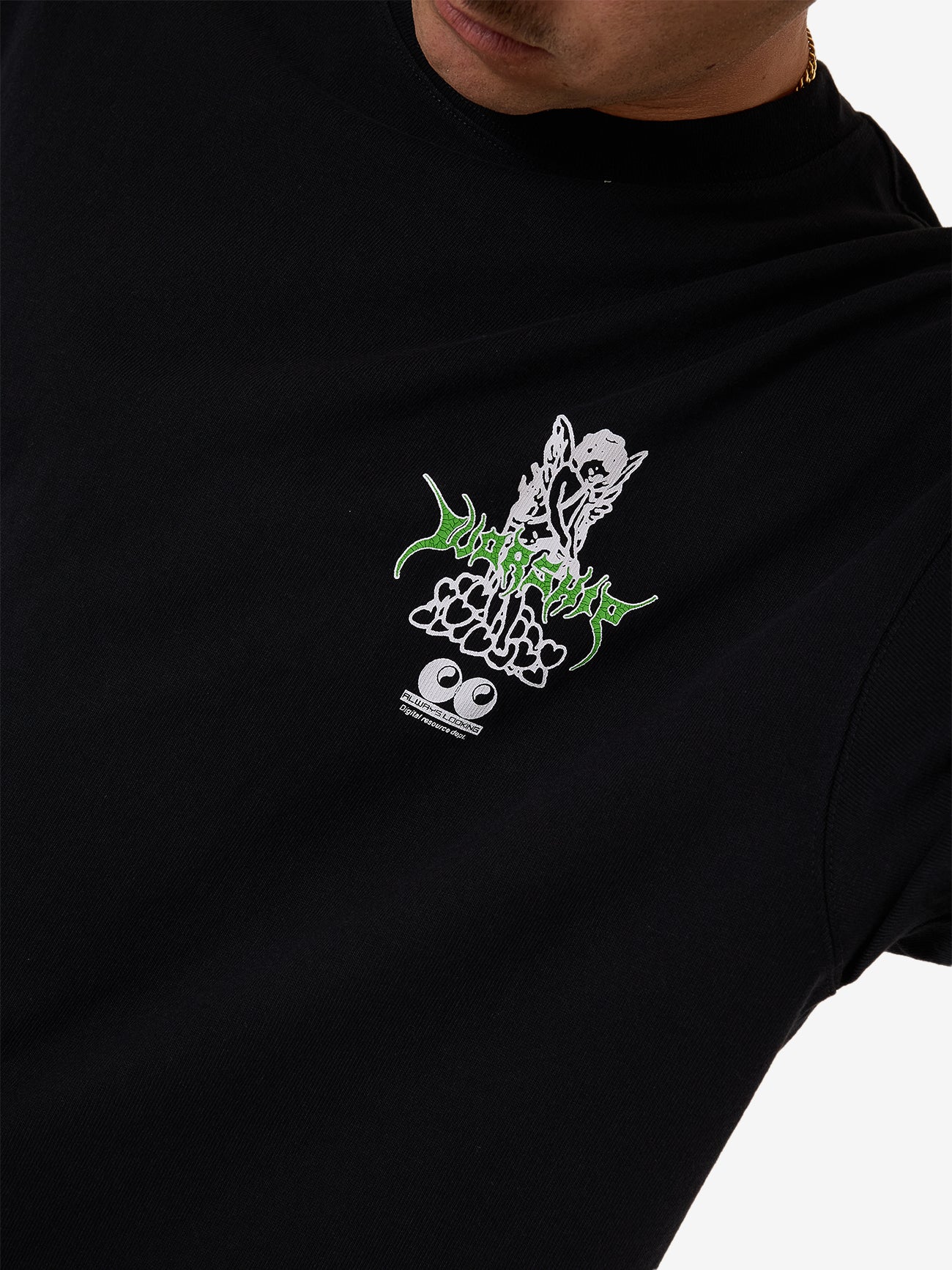 Logorama Oversized Tee - Black - Image 11