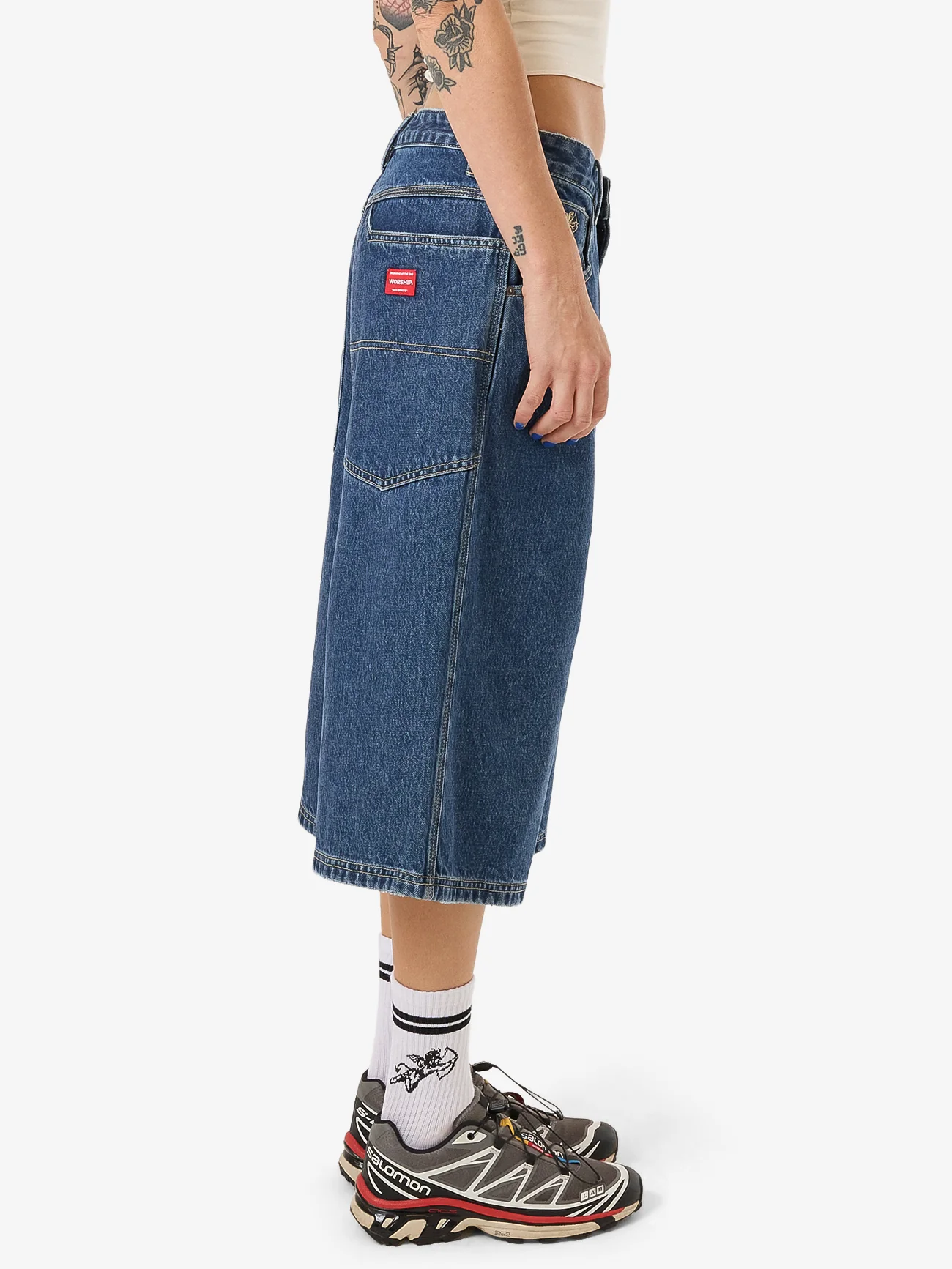 Longboy Short - Worn Blue Rinse - Image 4