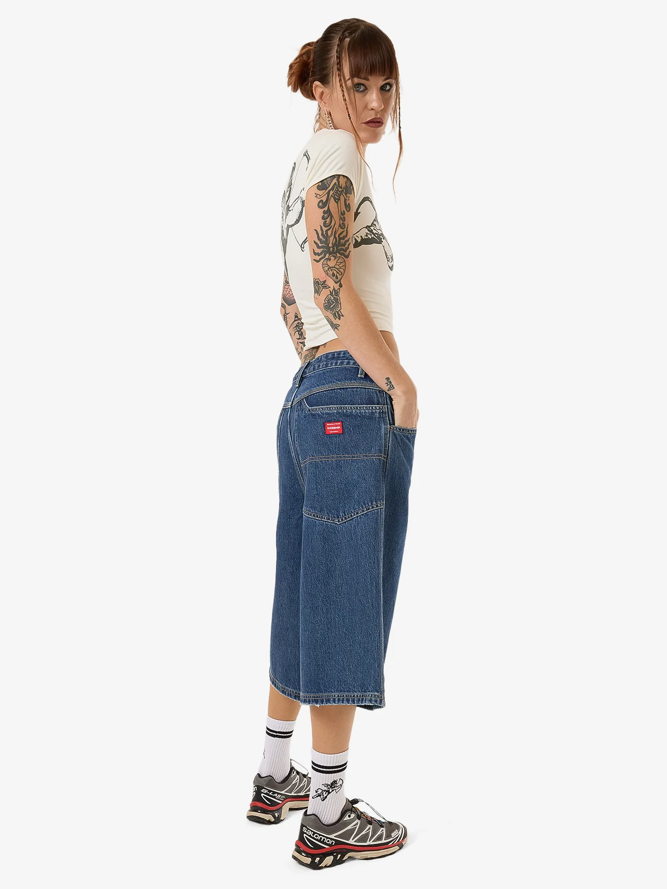 Longboy Short - Worn Blue Rinse - Image 6