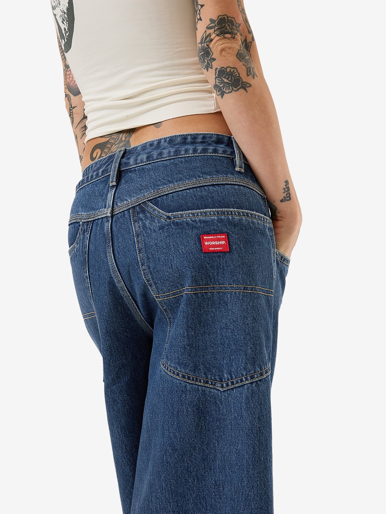 Longboy Short - Worn Blue Rinse - Image 8