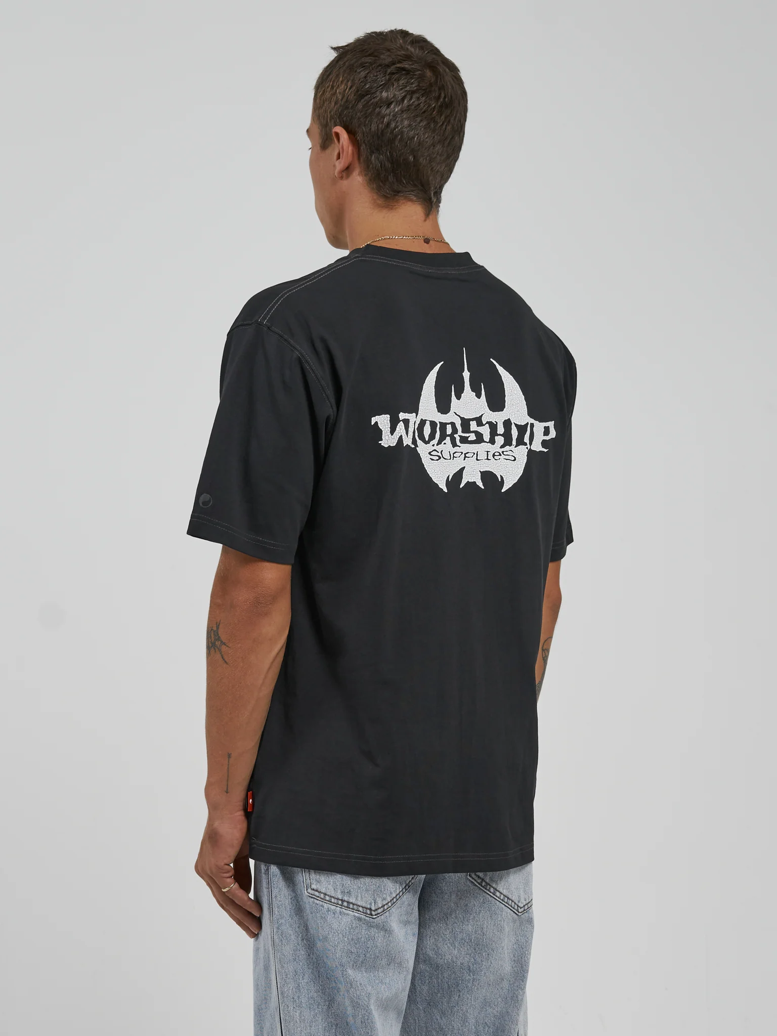 Lorzac Tee - Washed Black - Image 5