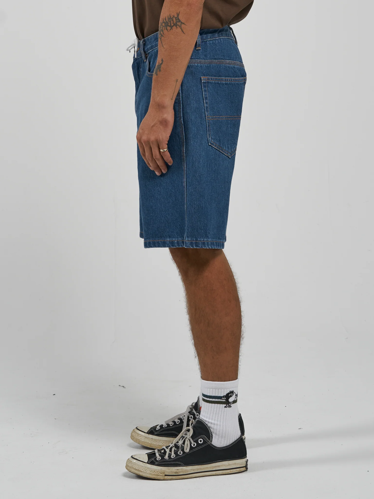 Lounger Denim Short - Worship Electric Blue - Image 3