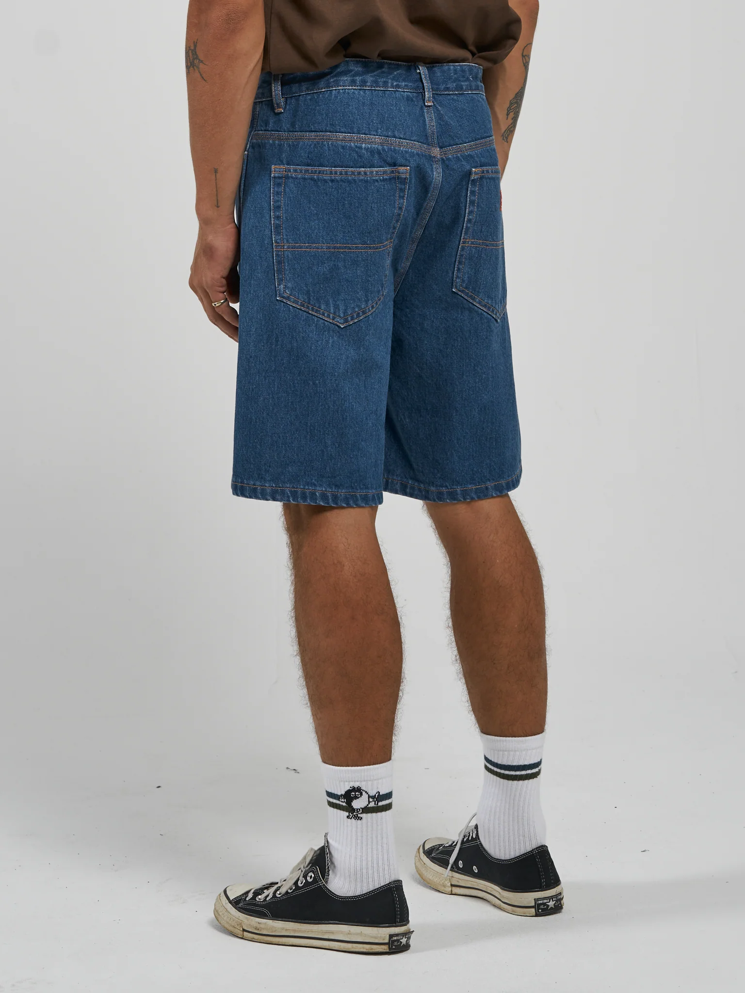 Lounger Denim Short - Worship Electric Blue - Image 4