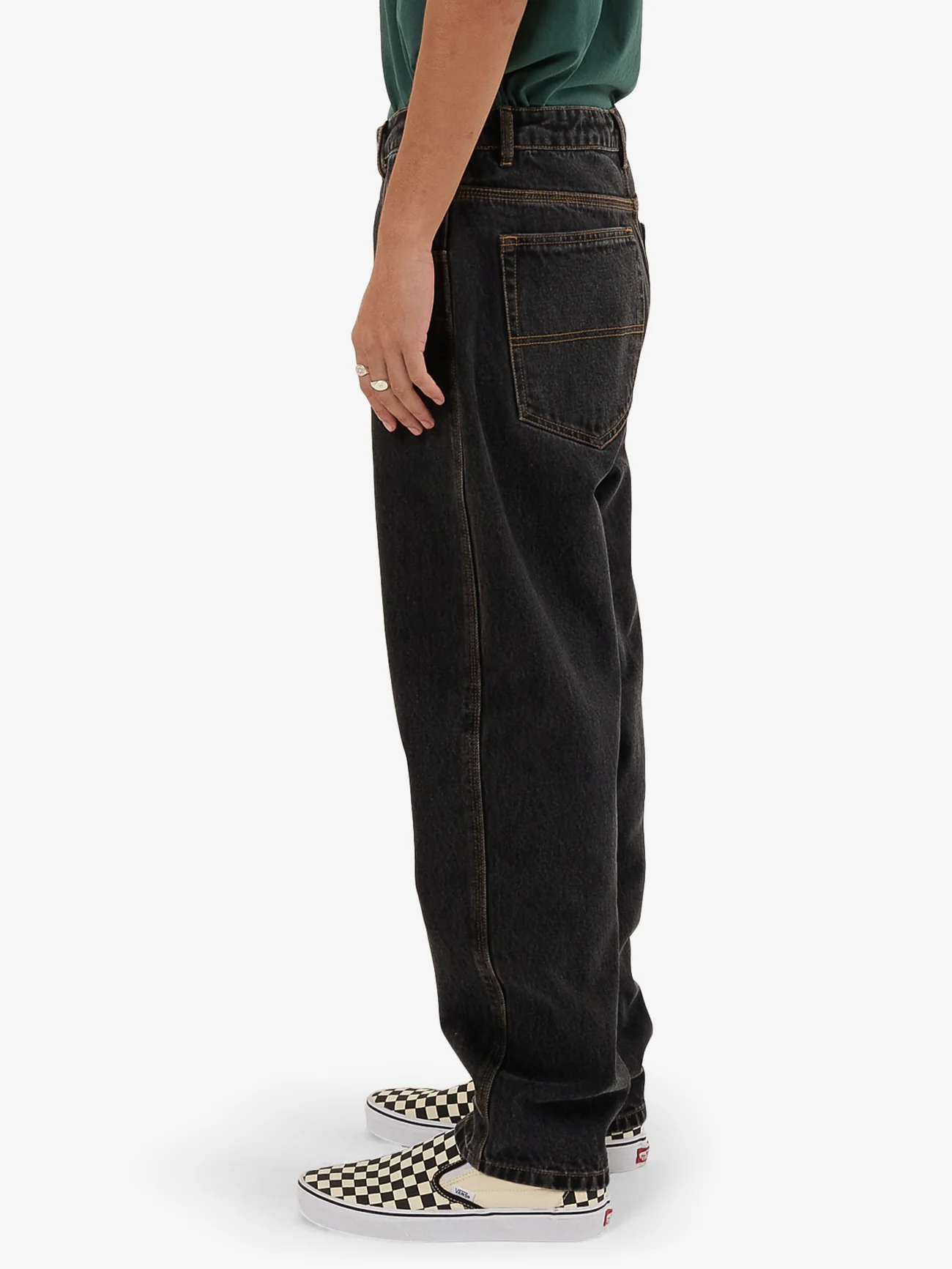 Lounger Jean - Black Rinse - Image 3