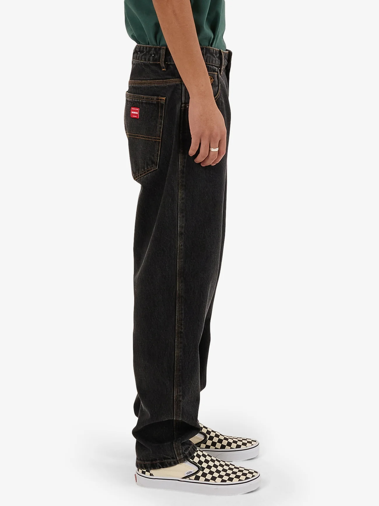 Lounger Jean - Black Rinse - Image 4