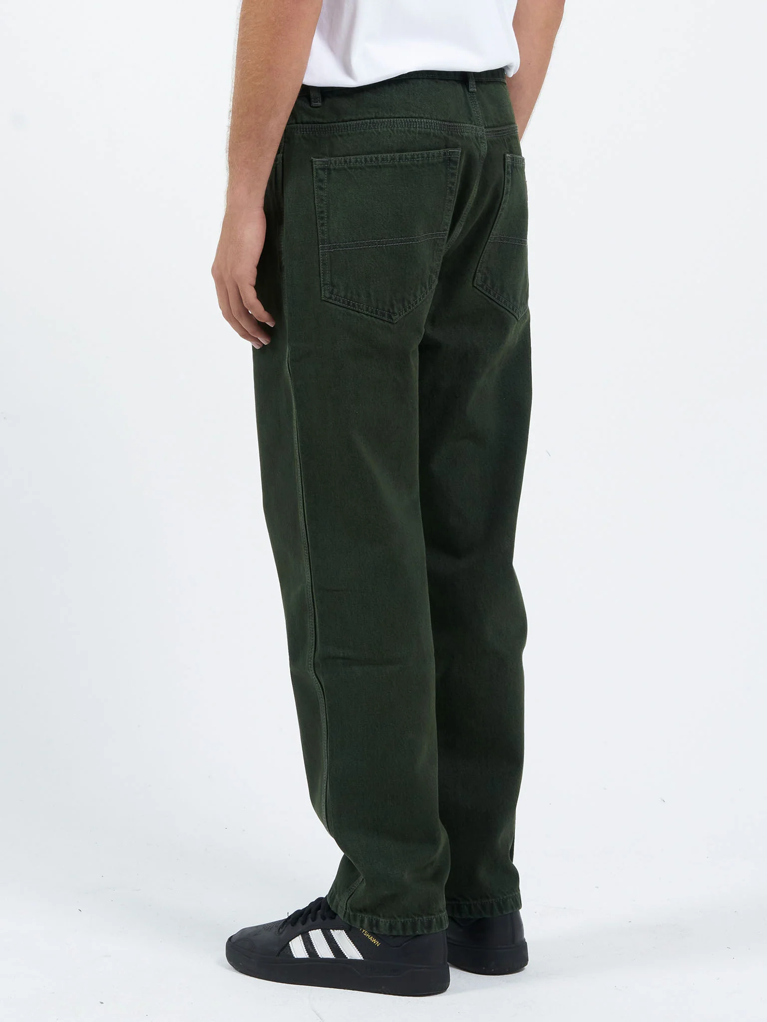 Lounger Jean - Dark Jungle Green-Black - Image 4