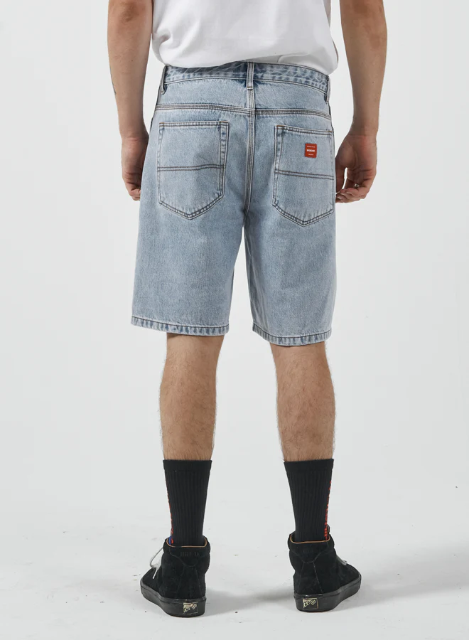 Lounger Jean Short - Raged Blue Fade - Image 4