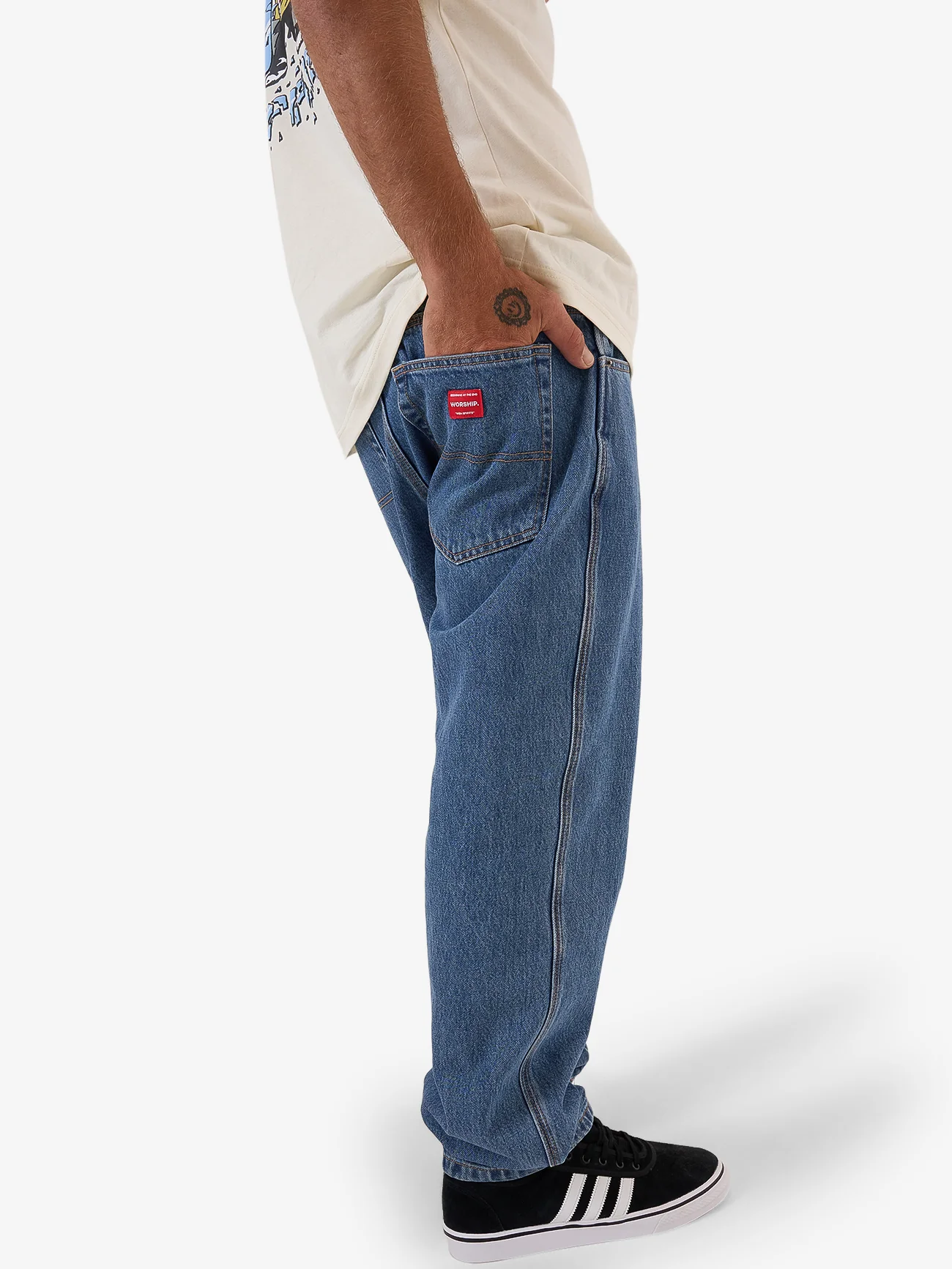 Lounger Jean - Sky High Blue - Image 5