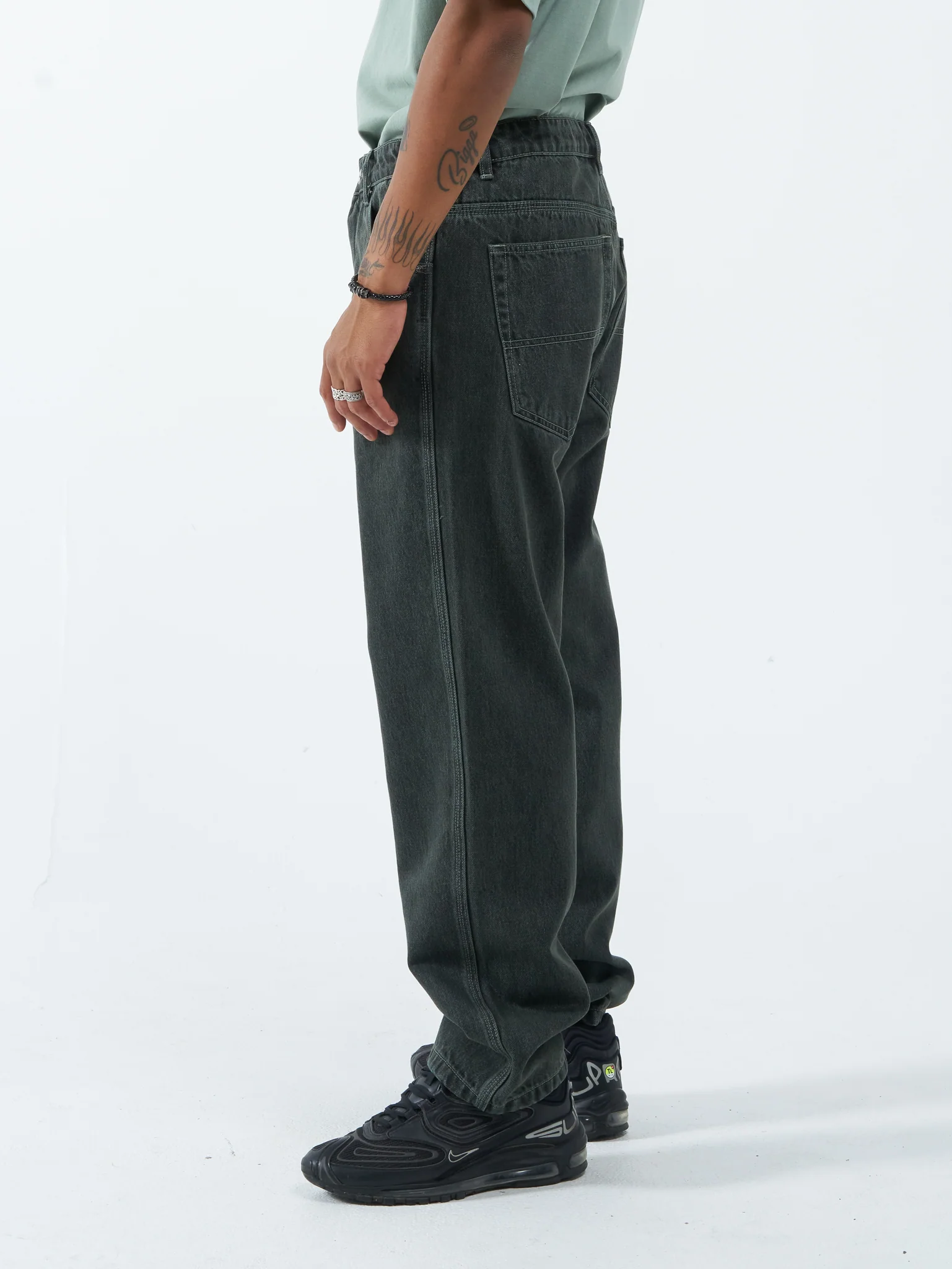 Lounger Jean - Spearmint Black Overdye - Image 2