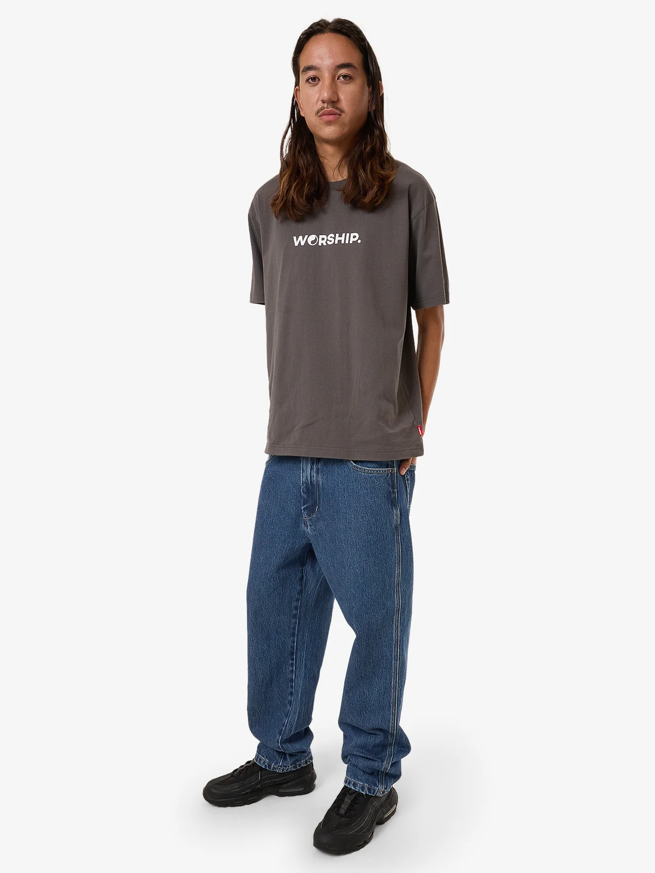 Lounger Jean - Worn Blue Rinse - Image 5
