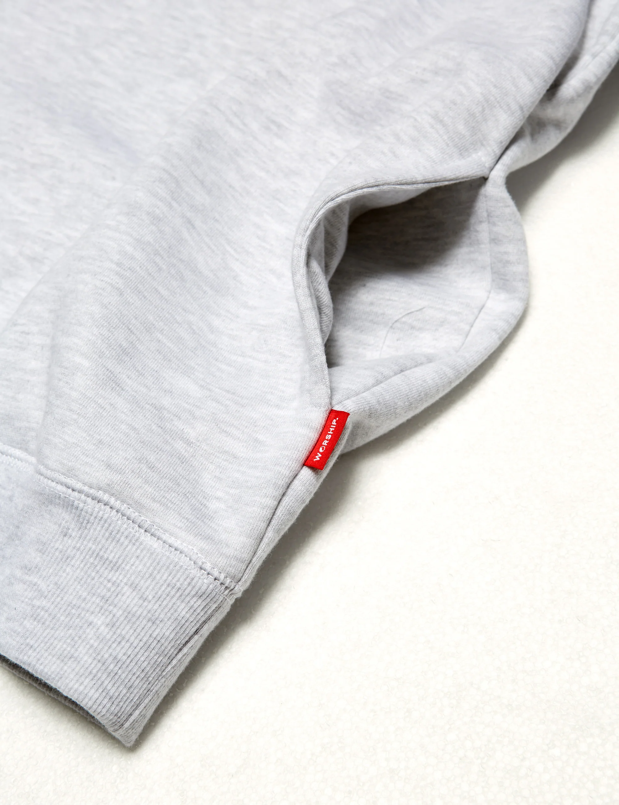 Love Rug Rugby Crew Fleece - Sno Marle - Image 4