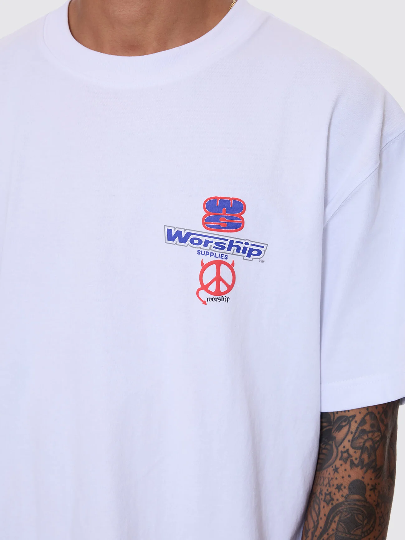 Low Goes Regular Fit Tee - White - Image 2