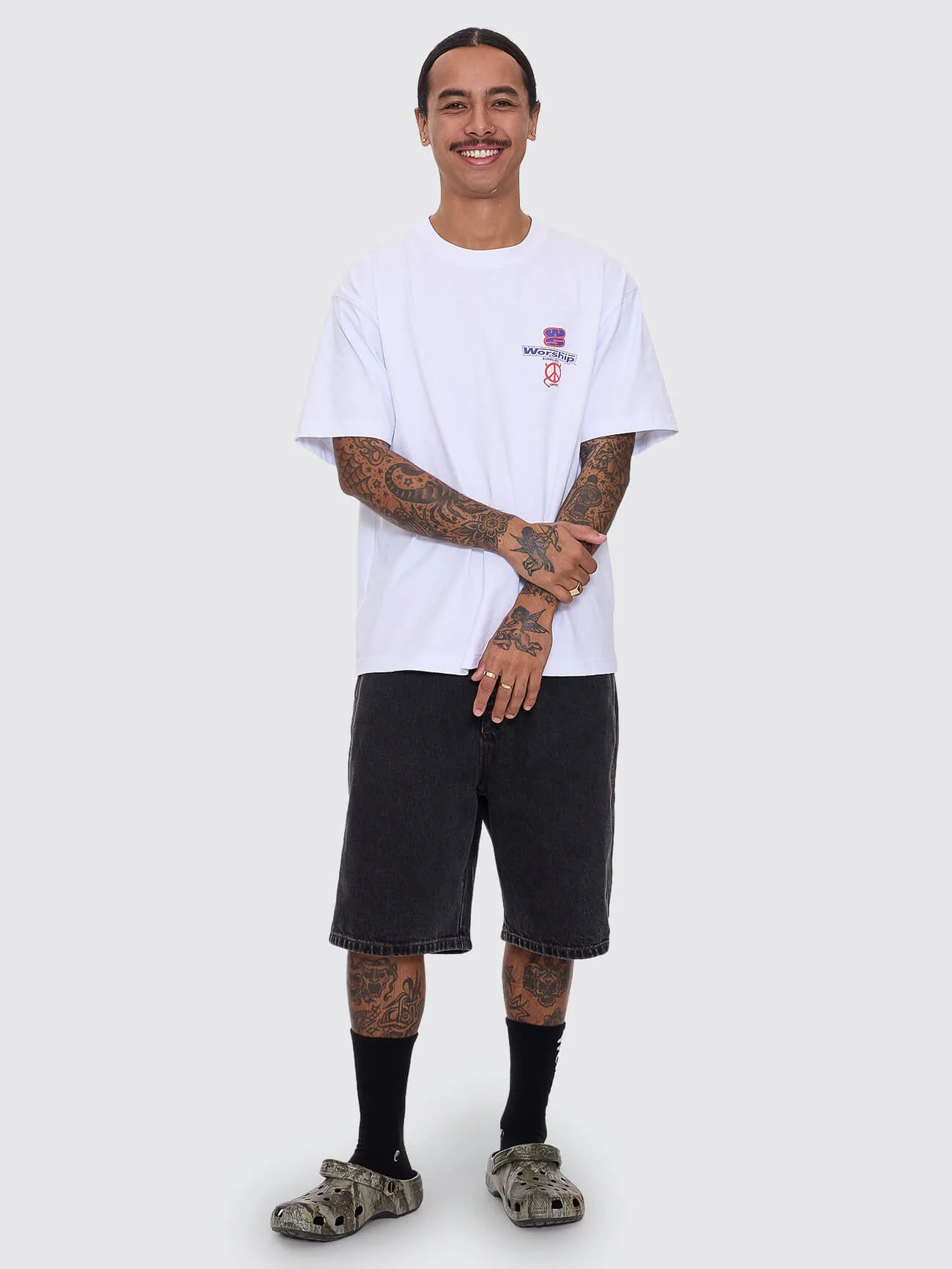 Low Goes Regular Fit Tee - White - Image 3