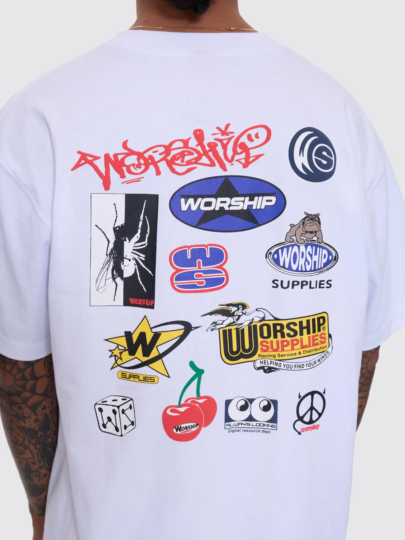 Low Goes Regular Fit Tee - White - Image 5