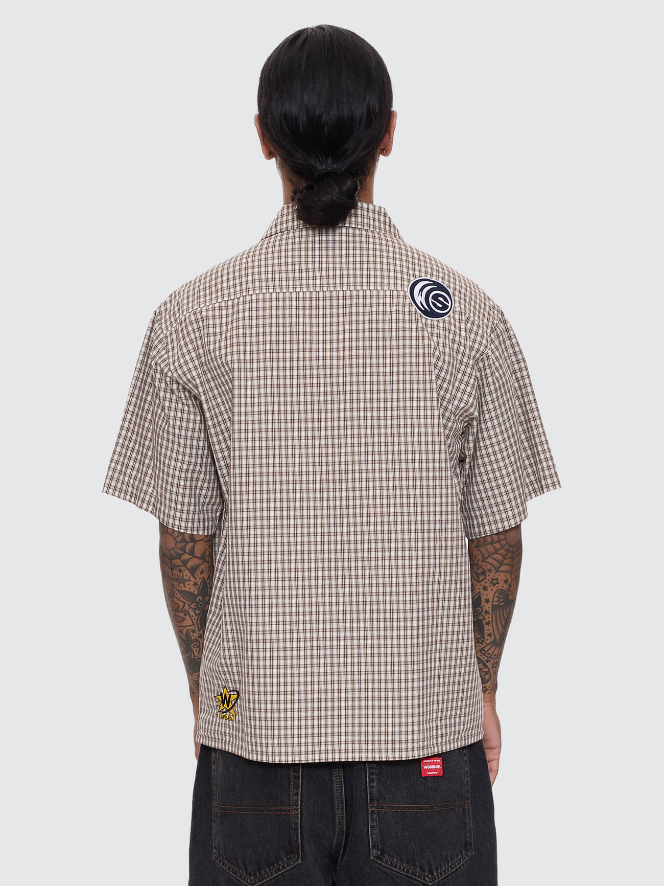 Low Goes Short Sleeve Shirt - Brown - Image 4