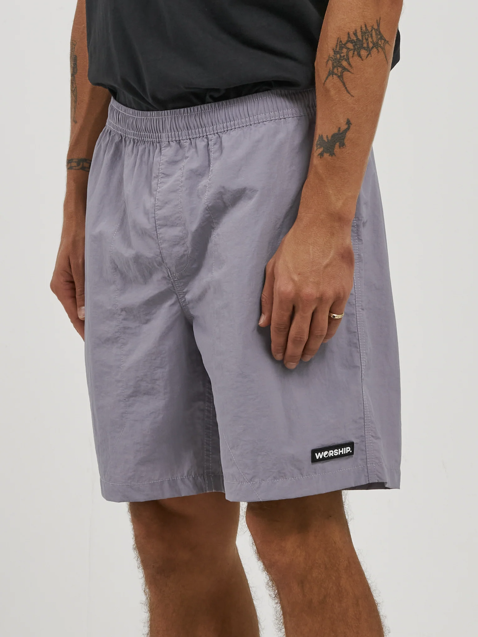 Machine Nylon Short - Orchid Hush - Image 2