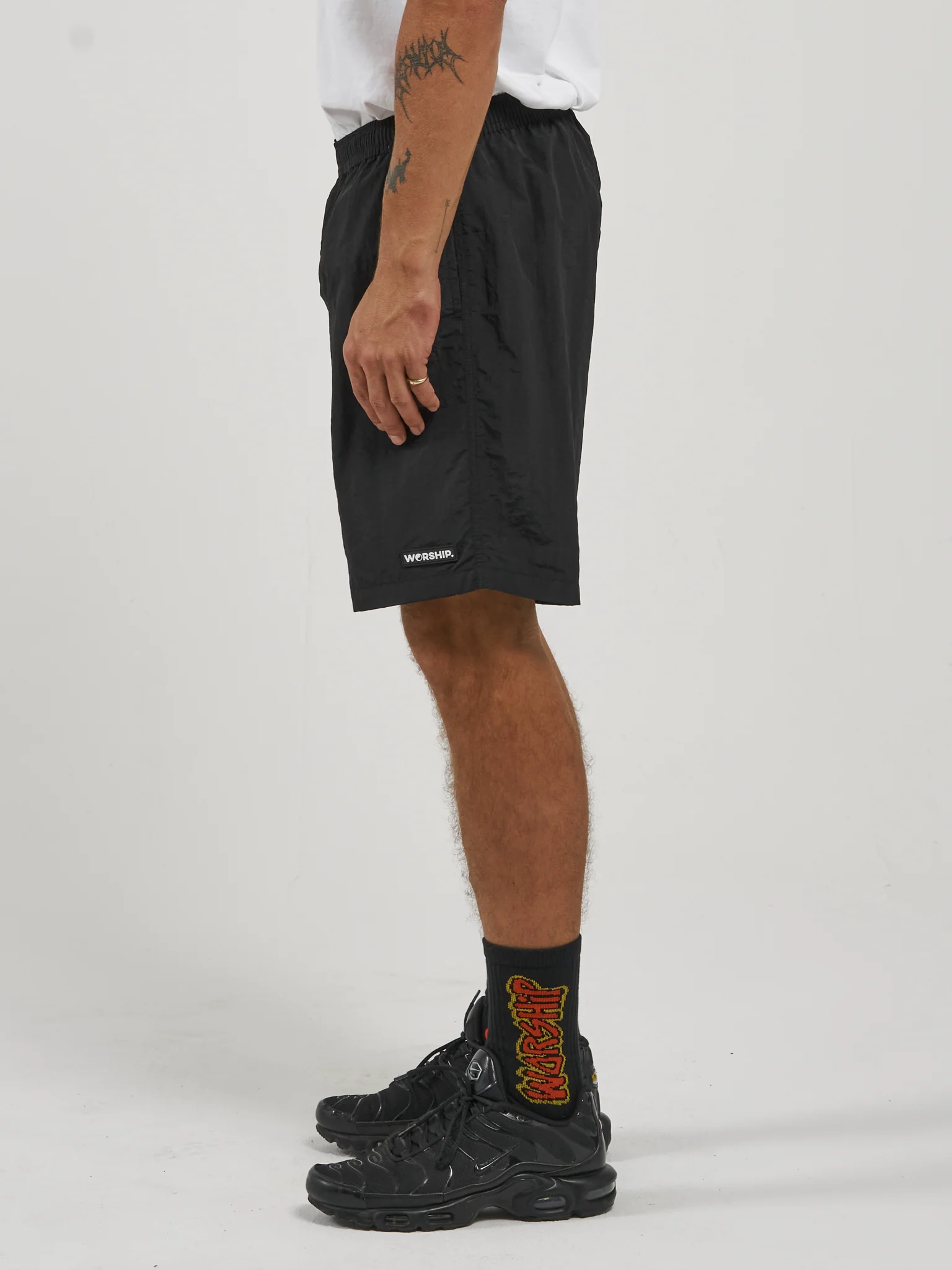 Machine Nylon Short - Worn Black - Image 3